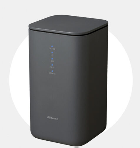 docomo Wi-Fiモバイルルーター グレー　工事不用　コンセントさすだけ docomo Wi-Fiモバイルルーター グレー工事不用コンセントさすだけ